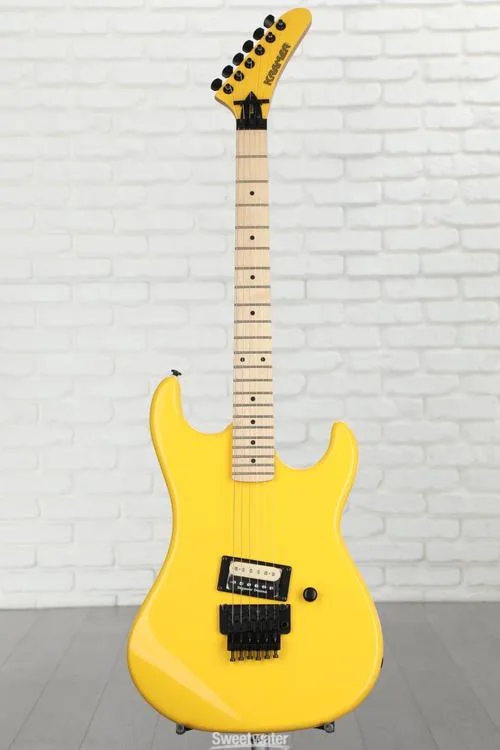  Kramer Baretta Electric Guitar - Bumblebee Yellow Demo