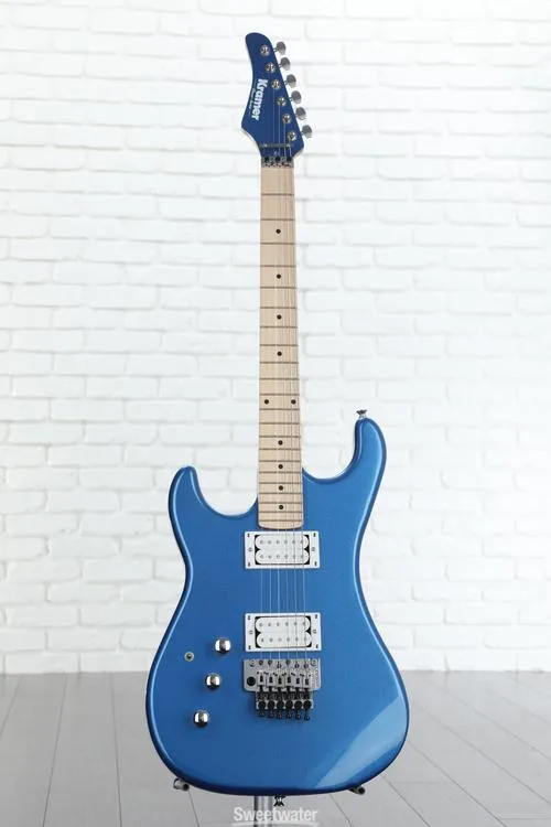  Kramer Pacer Classic Left-handed Electric Guitar - Radio Blue Metallic