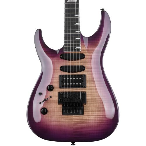  Kramer SM-1 Figured Left-handed Electric Guitar - Royal Purple Perimeter