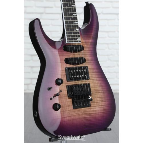  Kramer SM-1 Figured Left-handed Electric Guitar - Royal Purple Perimeter