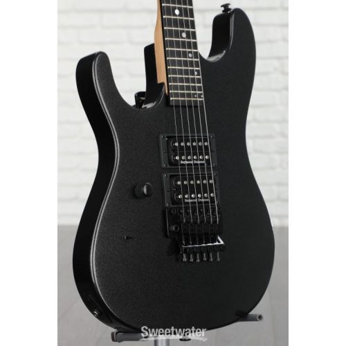  Kramer Nightswan Left-handed Electric Guitar - Jet Black Metallic