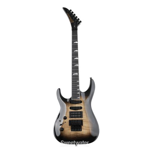  Kramer SM-1 Figured Left-handed Electric Guitar - Black Denim Perimeter
