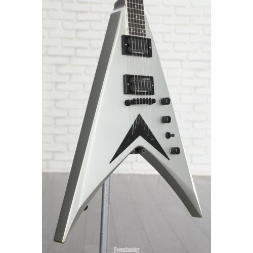  Kramer Dave Mustaine Vanguard Electric Guitar - Silver Metallic Demo