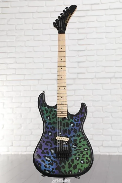  Kramer Baretta Electric Guitar - Rainbow Leopard Demo