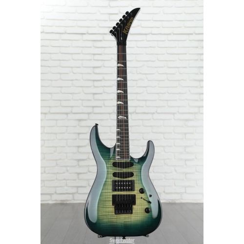 Kramer SM-1 Figured Electric Guitar - Caribbean Blue Perimeter
