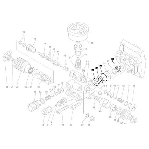  Kraenzle Reparatur-Satz Manschetten fuer AZ-Pumpe