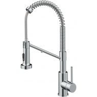 KRAUS Bolden 2-in-1 Commercial Style Pull-Down Single Handle Water Filter Kitchen Faucet for Water Filtration System in Chrome, KFF-1610CH