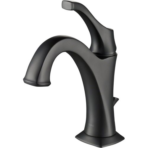  Kraus KBF-1201MB Arlo Bathroom Faucet, Single, Matte Black