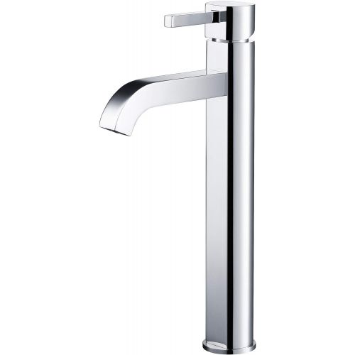  Kraus FVS-1007CH Ramus Single Lever Vessel Bathroom Faucet Chrome