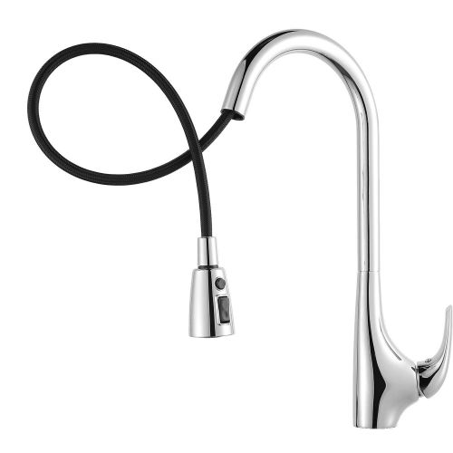  Kraus KPF-1621 Single Lever Pull Down Kitchen Faucet Chrome