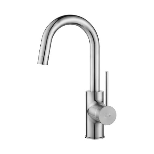  Kraus KPF-2620-2600-41CH Modern Oletto Pull Down Kitchen Faucet with Bar/Prep, SD