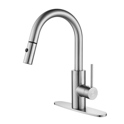  Kraus KPF-2620-2600-41CH Modern Oletto Pull Down Kitchen Faucet with Bar/Prep, SD