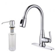 Kraus KPF-2230-KSD-30CH Single Lever Pull Out Kitchen Faucet and Soap Dispenser Chrome