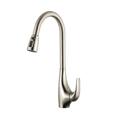  Kraus KPF-1621SS Single Lever Pull Down Kitchen Faucet in Stainless Steel