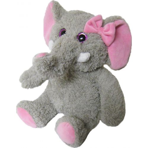  Kreative Kids Elephant Rolling Backpack w/Shiny Eyes, Removable Stuffie & Wheels