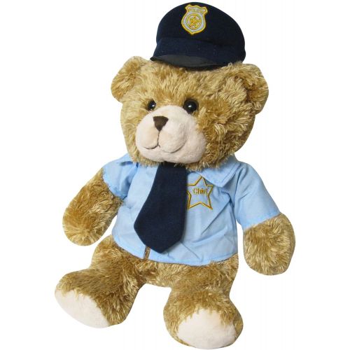  Kreative Kids Police Chief Bear Plush Rolling Backpack w/Removable Animal & Wheels