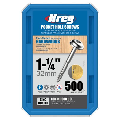  Kreg #7 x 1-14 in. Washer-Head Pocket Screws (500-pack)