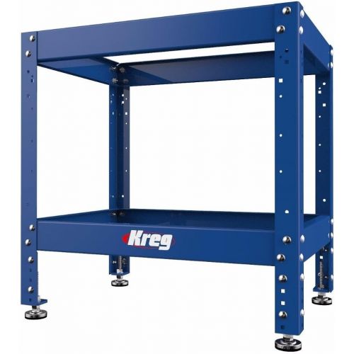  Kreg PRS1045 (KRS1035, PRS1025, PRS1015) Router Table with PRS3090 Caster, PRS3020 True-Flex, PRS3100 Router Table Switch, PRS3400 Set-Up Bars, and KRS7850 Router Table Stop