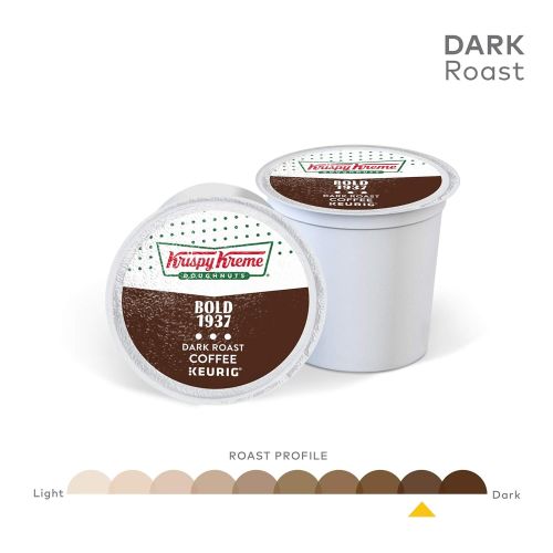  Krispy Kreme Bold 1937 Single Serve Keurig K-Cup Pods Dark Roast Coffee, 96 Count