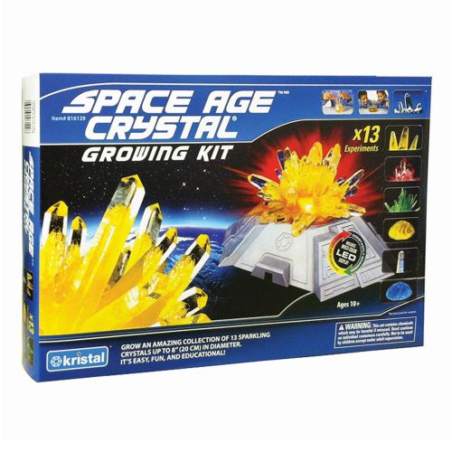  Kristal Educational Deluxe Space Age Crystal Growing Kit: 13 Crystals