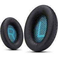 Professional Replacement Bose Headphone Covers, Bose Replacement Headphone Pads for Bose QuietComfort 35 ii/QC35/QC25/QC2/QC15/Ae2/Ae2i/Ae2w/SoundTrue & SoundLink, by Krone Kalpasmos - Blue