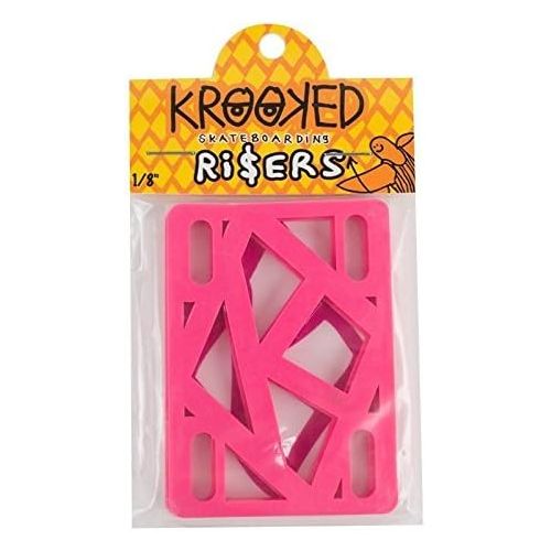  Krooked Riser Pads 1/8 Hot Pink - Single Set
