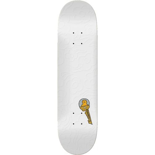  Krooked Team Kee Slick Skateboard Deck - White - 8.25