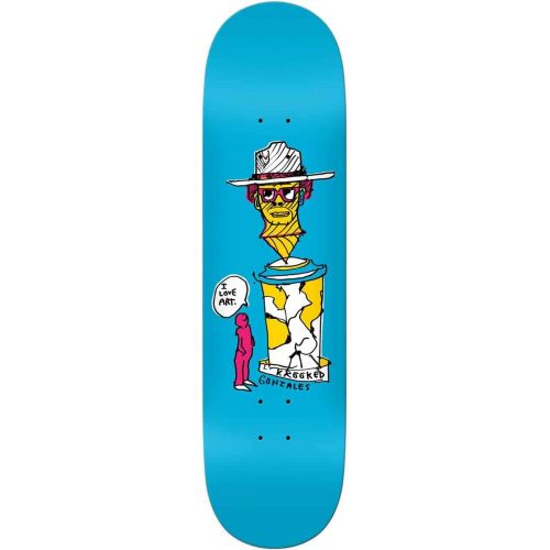  Krooked Gonz Art Lover Skateboard Deck - Blue - 8.38