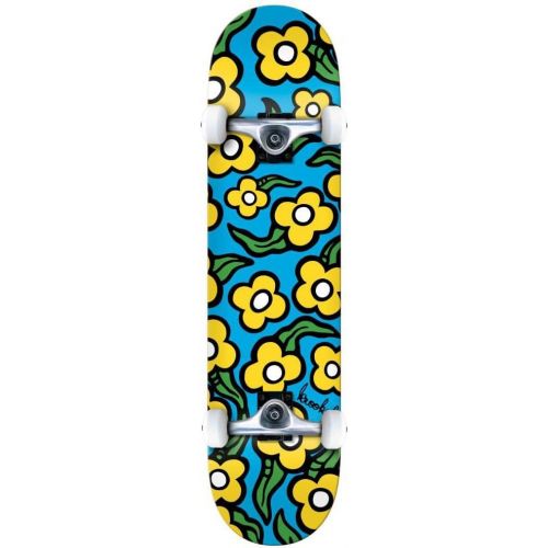 Krooked Skateboard Complete Wild Style Blue 8.0 Assembled