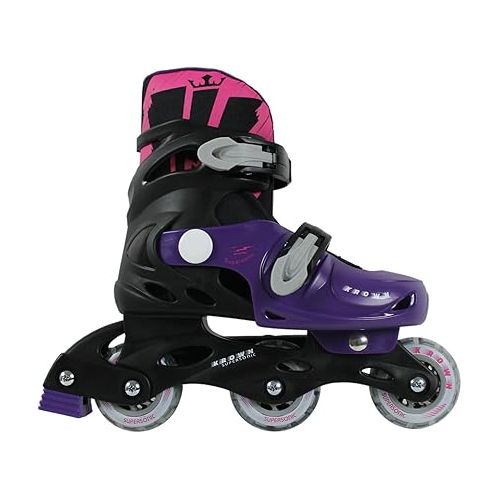  Kids Adjustable Inline Skates Boys and Girls Fits Y13 - 9 Krown Superspeed