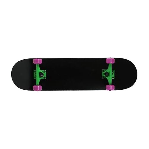  Krown Complete Skateboard Rookie Series Black/Green/Purple 7.75