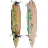 Krown Exotic Bamboo Longboard Pintail Skateboard 9 x 43 PIN Tail