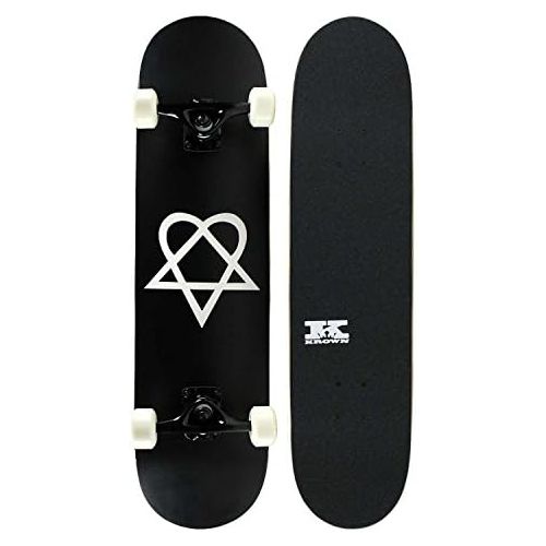  Krown KPC Complete Skateboard - Pro Style Quality - Maple 7-Ply Deck, Aluminum Trucks, Urethane Wheels, Precision Bearings - The Perfect Beginners First Board