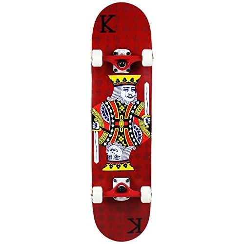  Krown KPC Complete Skateboard - Pro Style Quality - Maple 7-Ply Deck, Aluminum Trucks, Urethane Wheels, Precision Bearings - The Perfect Beginners First Board