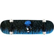 Krown Pro Skateboard Complete Blue Flame 7.75 in