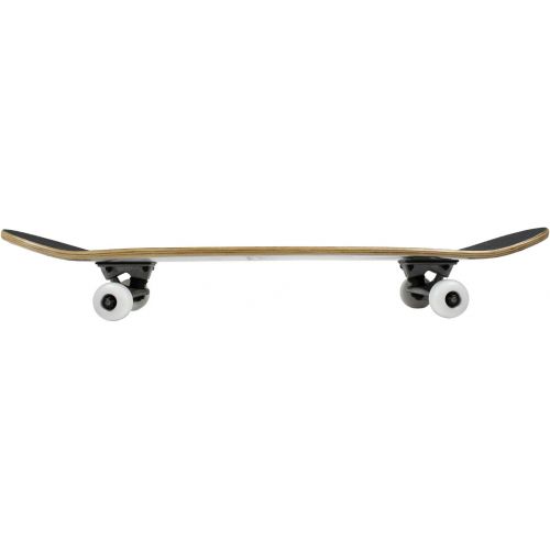  Krown Rookie Complete Skateboard - Pro Style Quality - Maple 7-Ply Deck, Aluminum Trucks, Urethane Wheels, Precision Bearings - The Perfect Beginners First Board