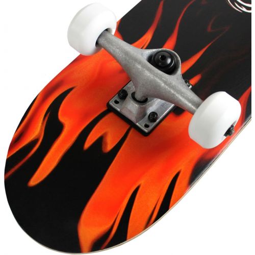  Krown Rookie Complete Skateboard - Pro Style Quality - Maple 7-Ply Deck, Aluminum Trucks, Urethane Wheels, Precision Bearings - The Perfect Beginners First Board