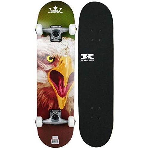  Krown Rookie Animal Skateboard - Pro Style Quality - Maple 7-Ply Deck, Aluminum Trucks, Urethane Wheels, Precision Bearings - The Perfect Beginners First Board