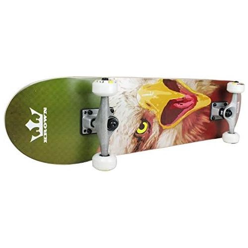  Krown Rookie Animal Skateboard - Pro Style Quality - Maple 7-Ply Deck, Aluminum Trucks, Urethane Wheels, Precision Bearings - The Perfect Beginners First Board