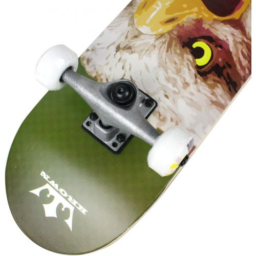  Krown Rookie Animal Skateboard - Pro Style Quality - Maple 7-Ply Deck, Aluminum Trucks, Urethane Wheels, Precision Bearings - The Perfect Beginners First Board