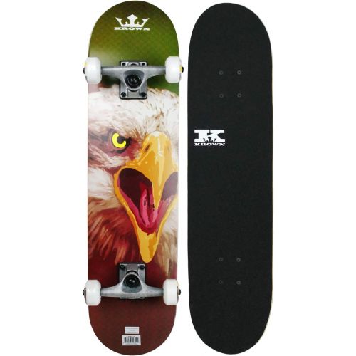  Krown Rookie Animal Skateboard - Pro Style Quality - Maple 7-Ply Deck, Aluminum Trucks, Urethane Wheels, Precision Bearings - The Perfect Beginners First Board