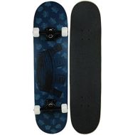 Krown KPC Complete Skateboard - Pro Style Quality - Maple 7-Ply Deck, Aluminum Trucks, Urethane Wheels, Precision Bearings - The Perfect Beginners First Board
