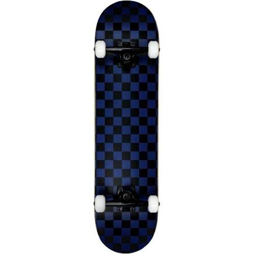  Krown Rookie Checker Skateboard - Pro Style Quality - Maple 7-Ply Deck, Aluminum Trucks, Urethane Wheels, Precision Bearings - The Perfect Beginners First Board