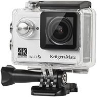 Krueger&Matz KM0197 4K Sport-Action-Kamera (5,1 cm (2 Zoll) LCD-Display, 12 Megapixel, Full HD, 1080p, 30 Bildern pro Sekunde Video, 30m Tiefe wasserdicht, 170-Grad-Weitwinkel) Silb