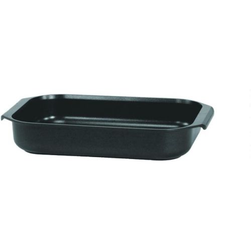  Krueger Grill/Auflaufform Leipzig 34x24 cm, Aluguss, Schwarz, 34 x 24 x 6.5 cm