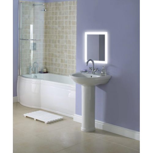  Krugg Small LED Bathroom Mirror 15 Inch x 20 Inch | Lighted Vanity Mirror Includes Dimmer & Defogger | | Wall Mount Vertical or Horizontal Installation |