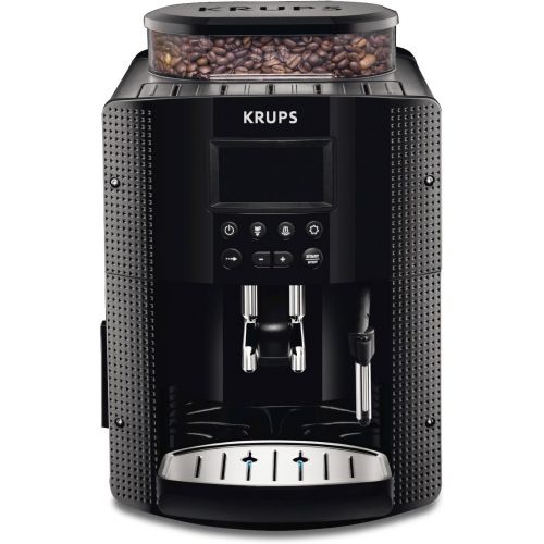  Krups EA815070 Kaffeevollautomat (1450 Watt, 1,8 Liter, 15 bar, LC Display, CappuccinoPlus-Duese) schwarz