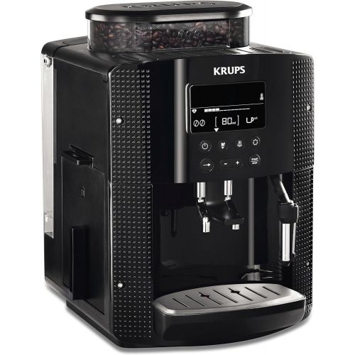  Krups EA815070 Kaffeevollautomat (1450 Watt, 1,8 Liter, 15 bar, LC Display, CappuccinoPlus-Duese) schwarz