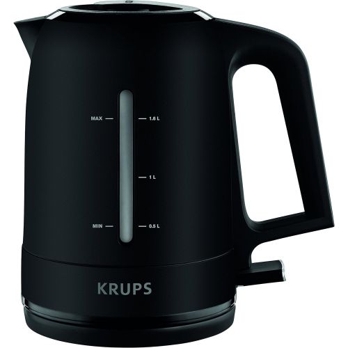  Krups BW2448 Wasserkocher Pro Aroma, 1,6 L, 2,400 W mit beleuchtetem Ein-/Ausschalter, schwarz