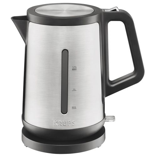  Krups BW442D Premium Control Jug Kettle, 1.7L, 2,400W Stainless Steel/Black